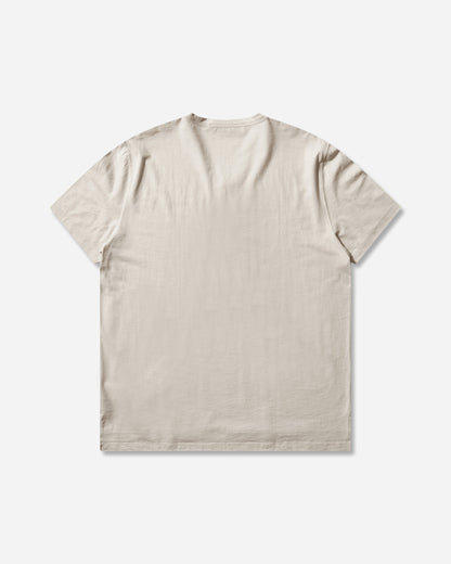 Our Legacy Gorge V-Neck Cream High Twist Jersey T-Shirts Shortsleeve M2266GC 001