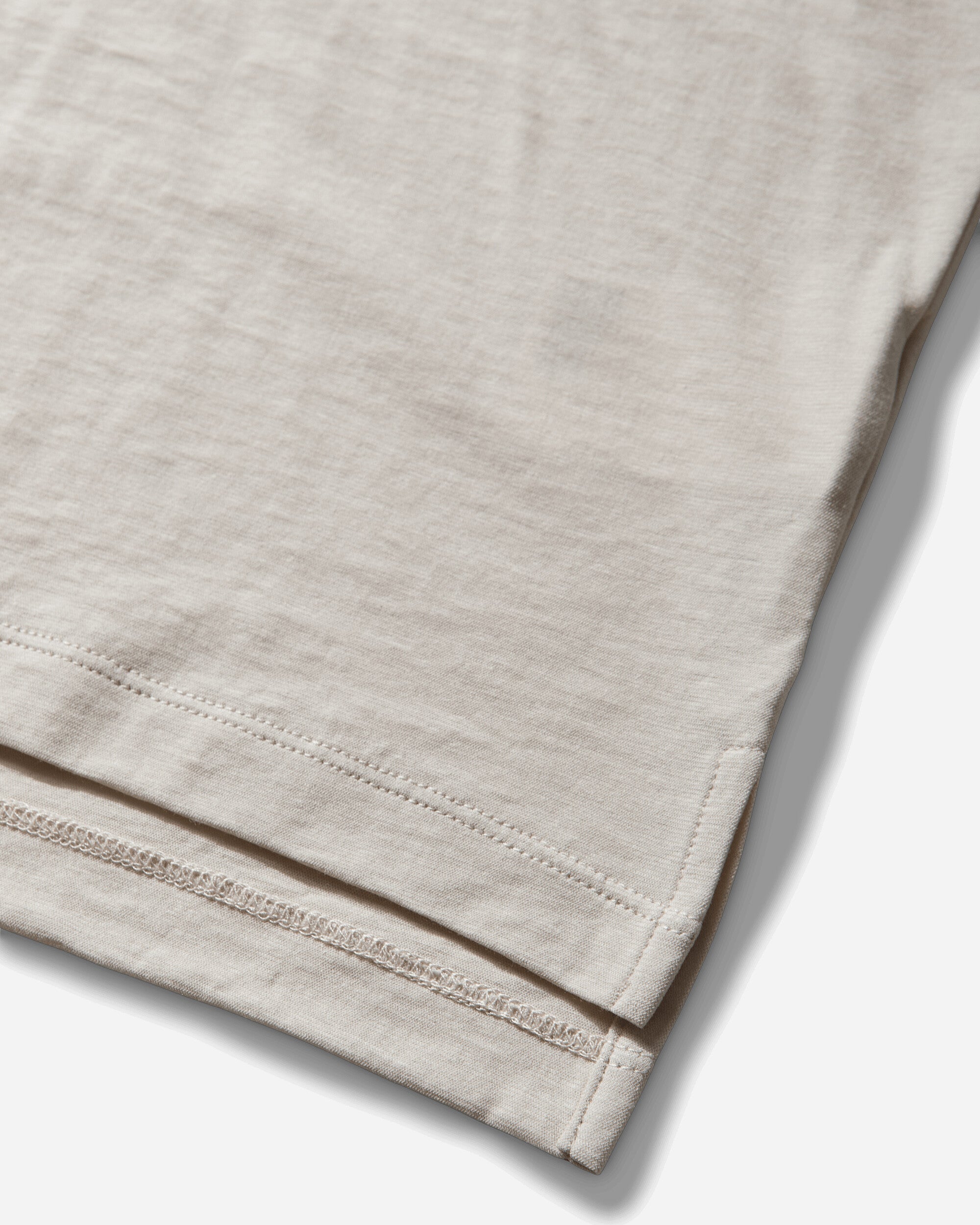 Our Legacy Gorge V-Neck Cream High Twist Jersey T-Shirts Shortsleeve M2266GC 001