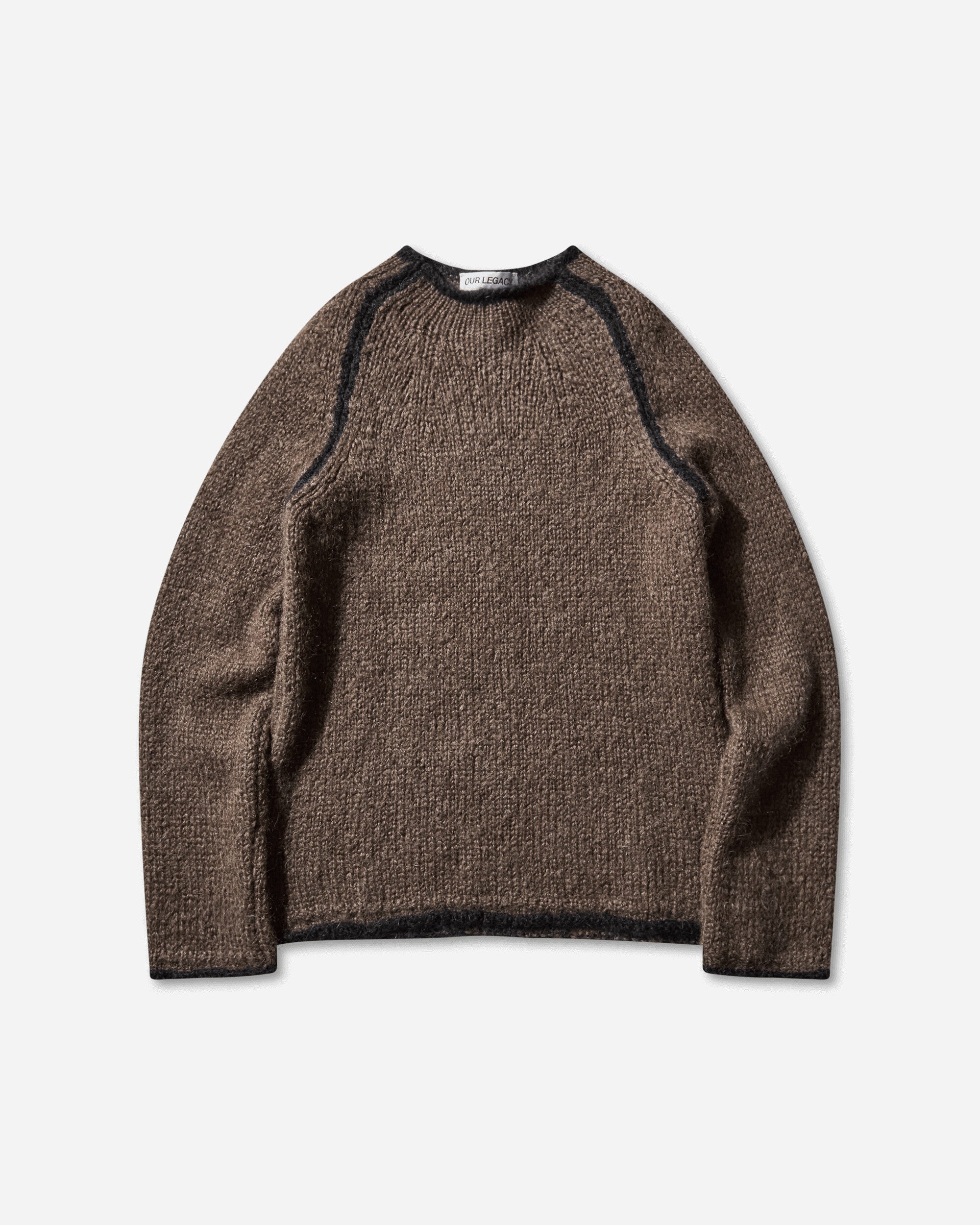 Our Legacy Rider Roundneck Steel Mohair Knitwears Sweaters M4253RS 001