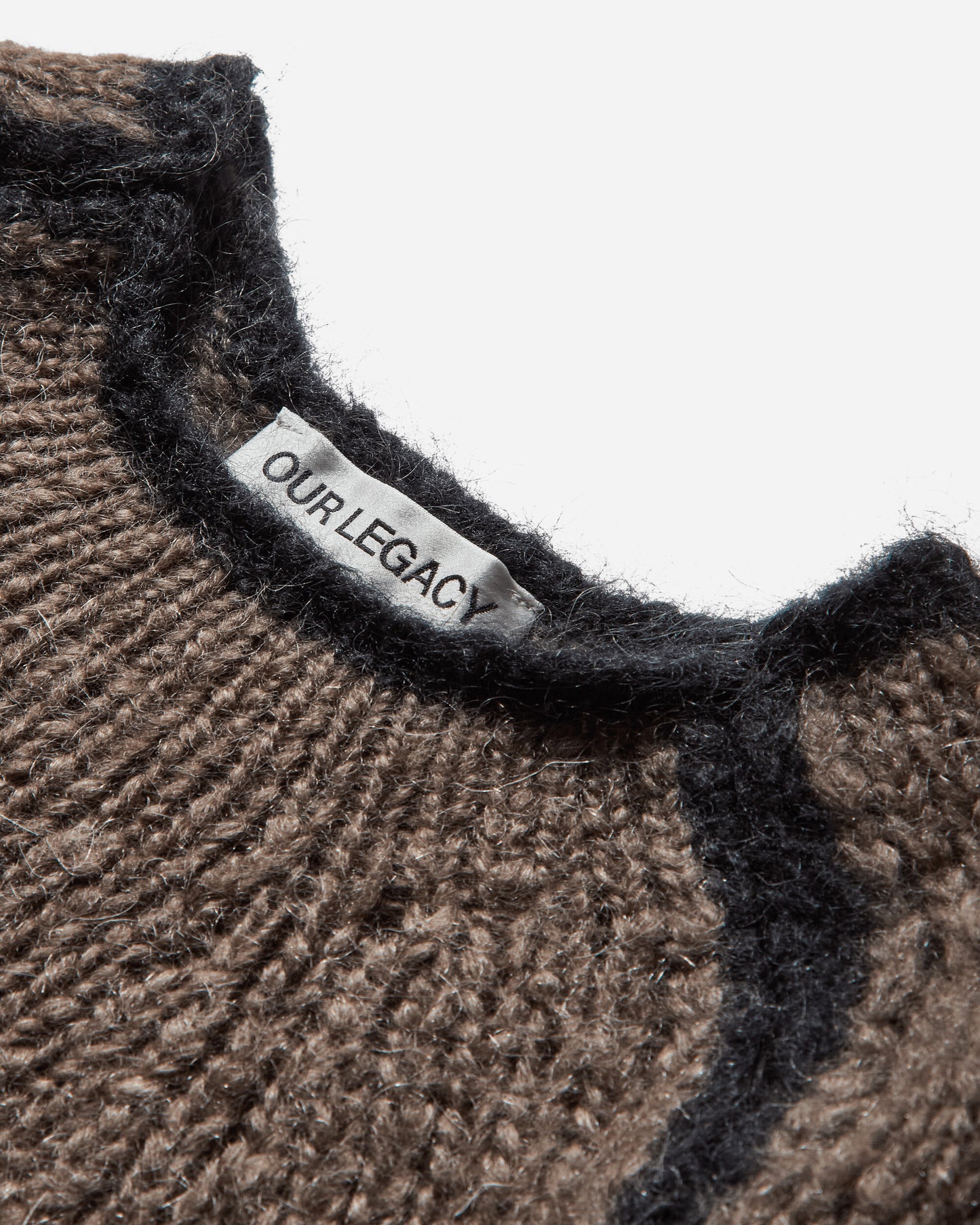 Our Legacy Rider Roundneck Steel Mohair Knitwears Sweaters M4253RS 001