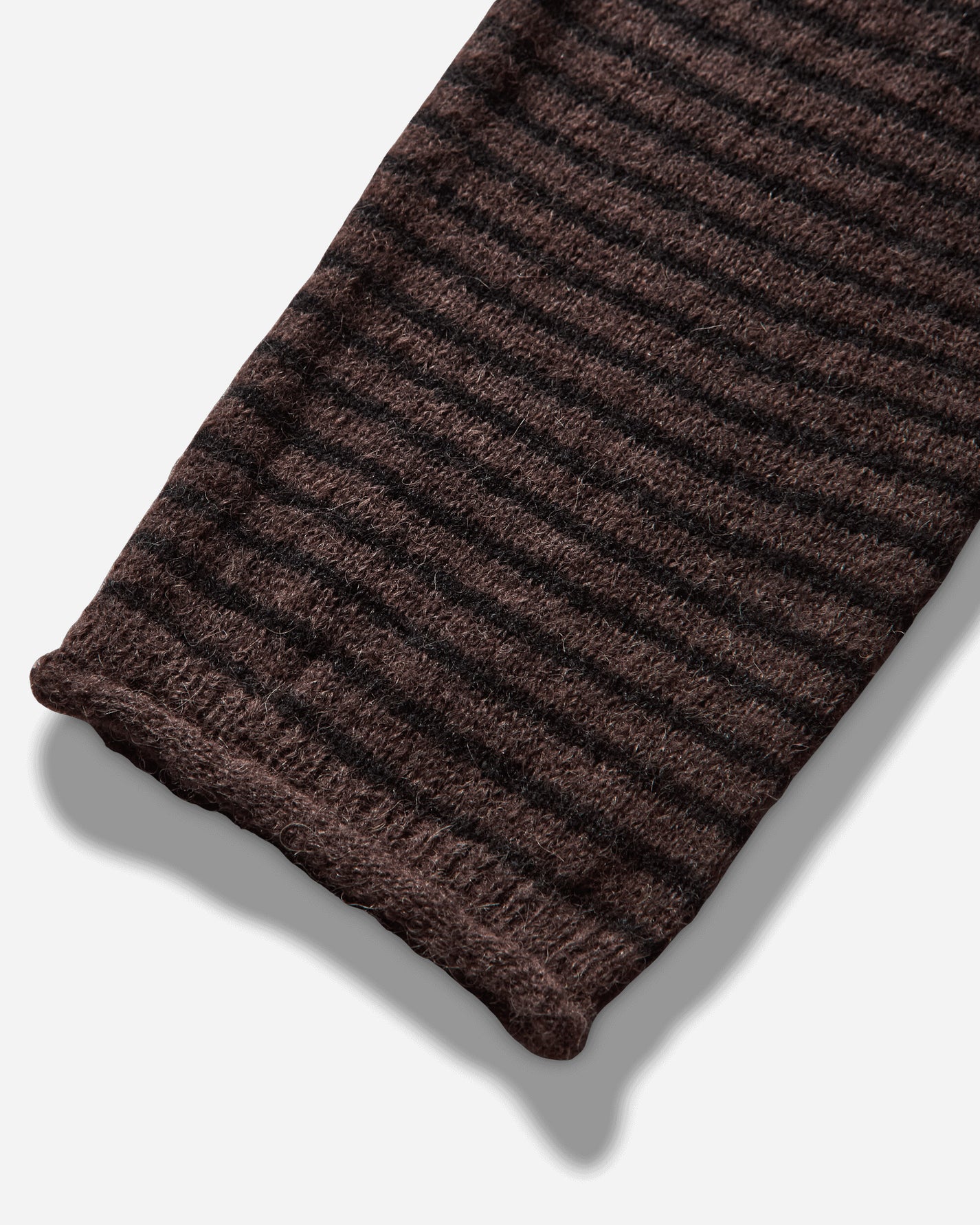 Our Legacy Rigid Popover Dirt Stripe Fuzzy Alpaca Knitwears Sweaters M4253RD 001