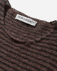 Our Legacy Rigid Popover Dirt Stripe Fuzzy Alpaca Knitwears Sweaters M4253RD 001