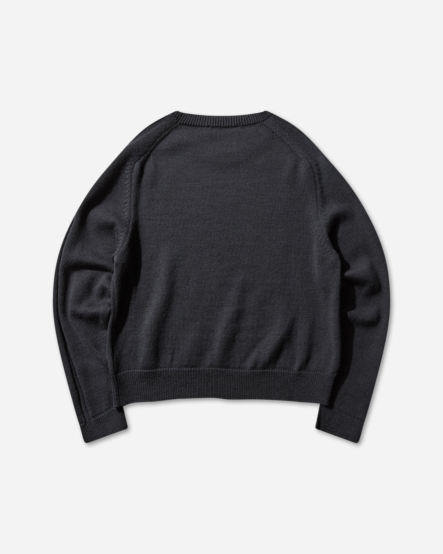 Our Legacy True Roundneck Off Black Rustic Merino Knitwears Sweaters M4253TO 001