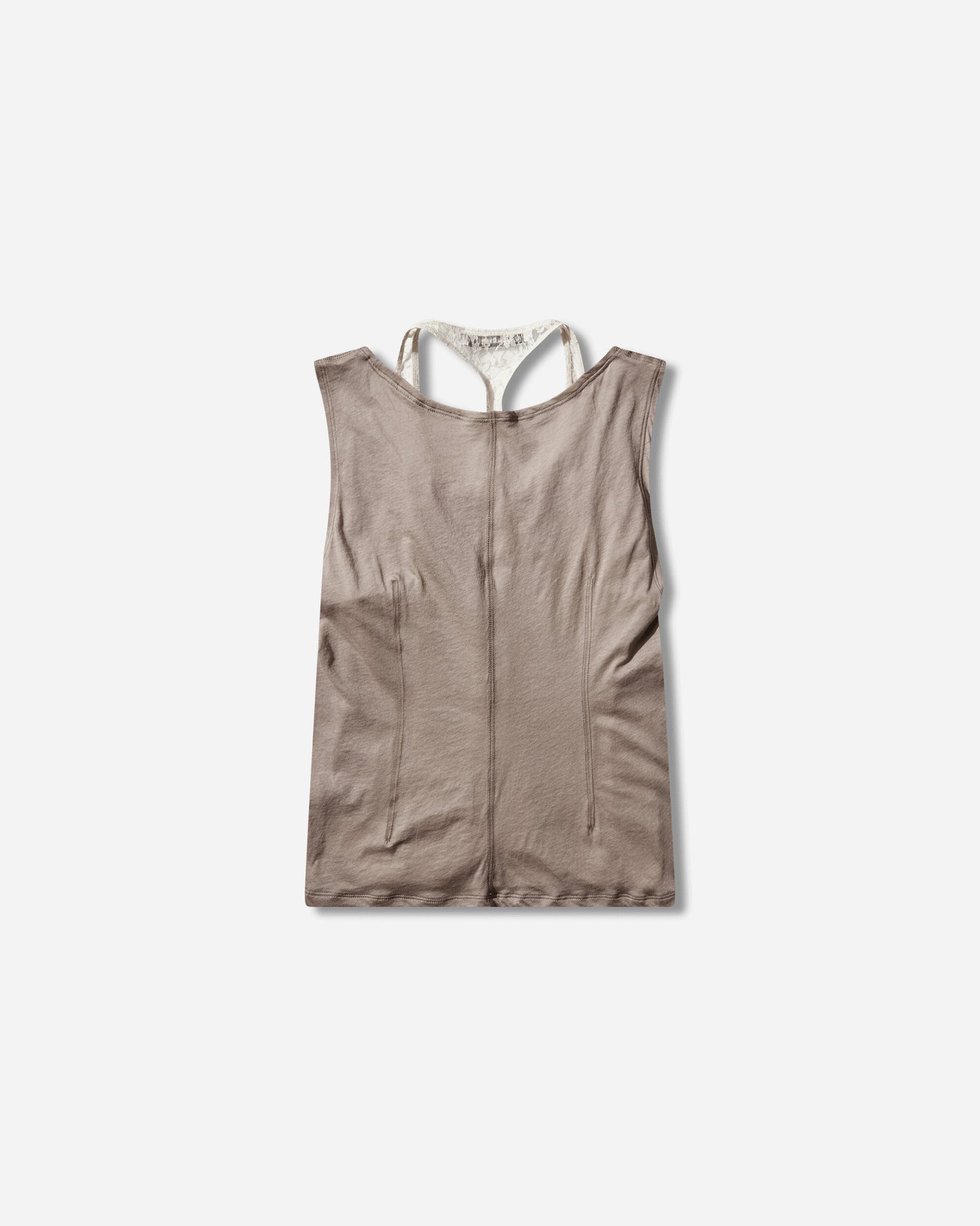 Our Legacy Wmns Swim Tank Velvet Sand Airveil Cotton T-Shirts Top W2266SV 001