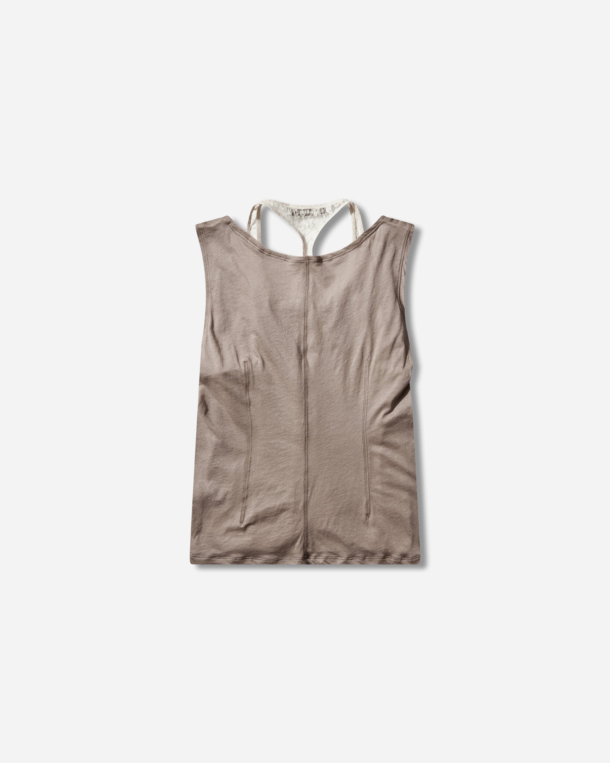 Our Legacy Wmns Swim Tank Velvet Sand Airveil Cotton T-Shirts Top W2266SV 001