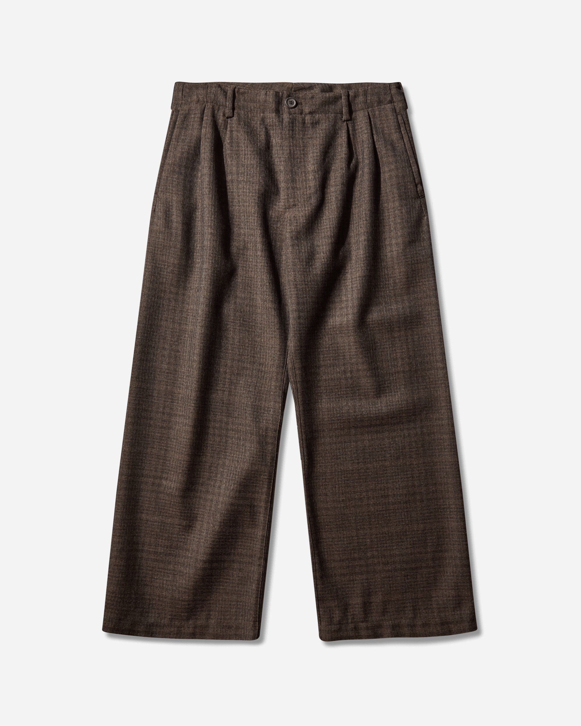 Our Legacy Bridge Chino Brown Dunmore Check Pants Trousers M4254BB 001