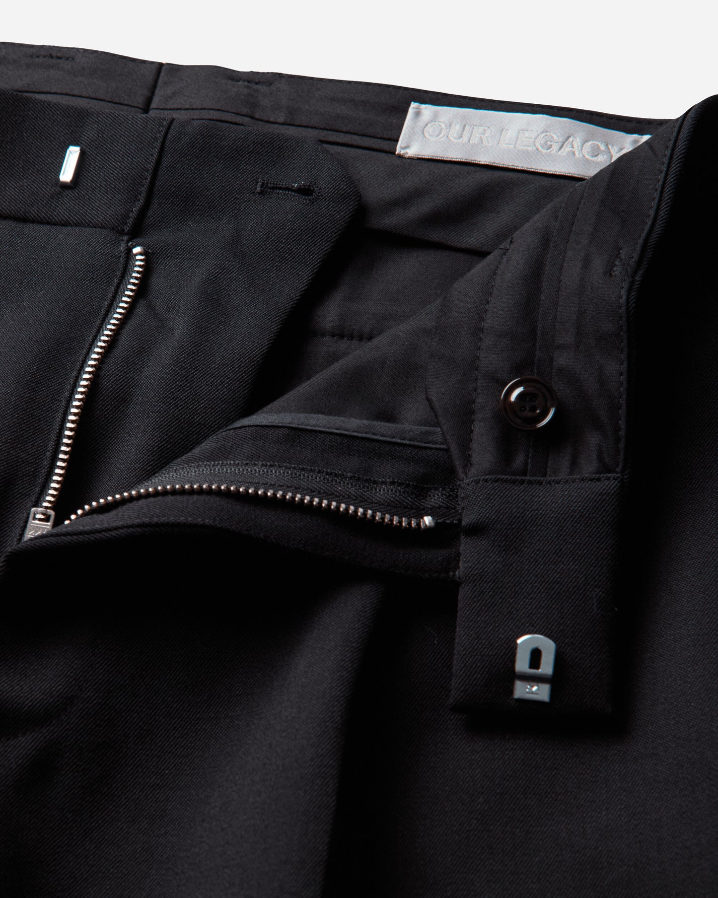 Our Legacy Slack Trouser Coarse Black Gabardine Pants Trousers M4254SC 001