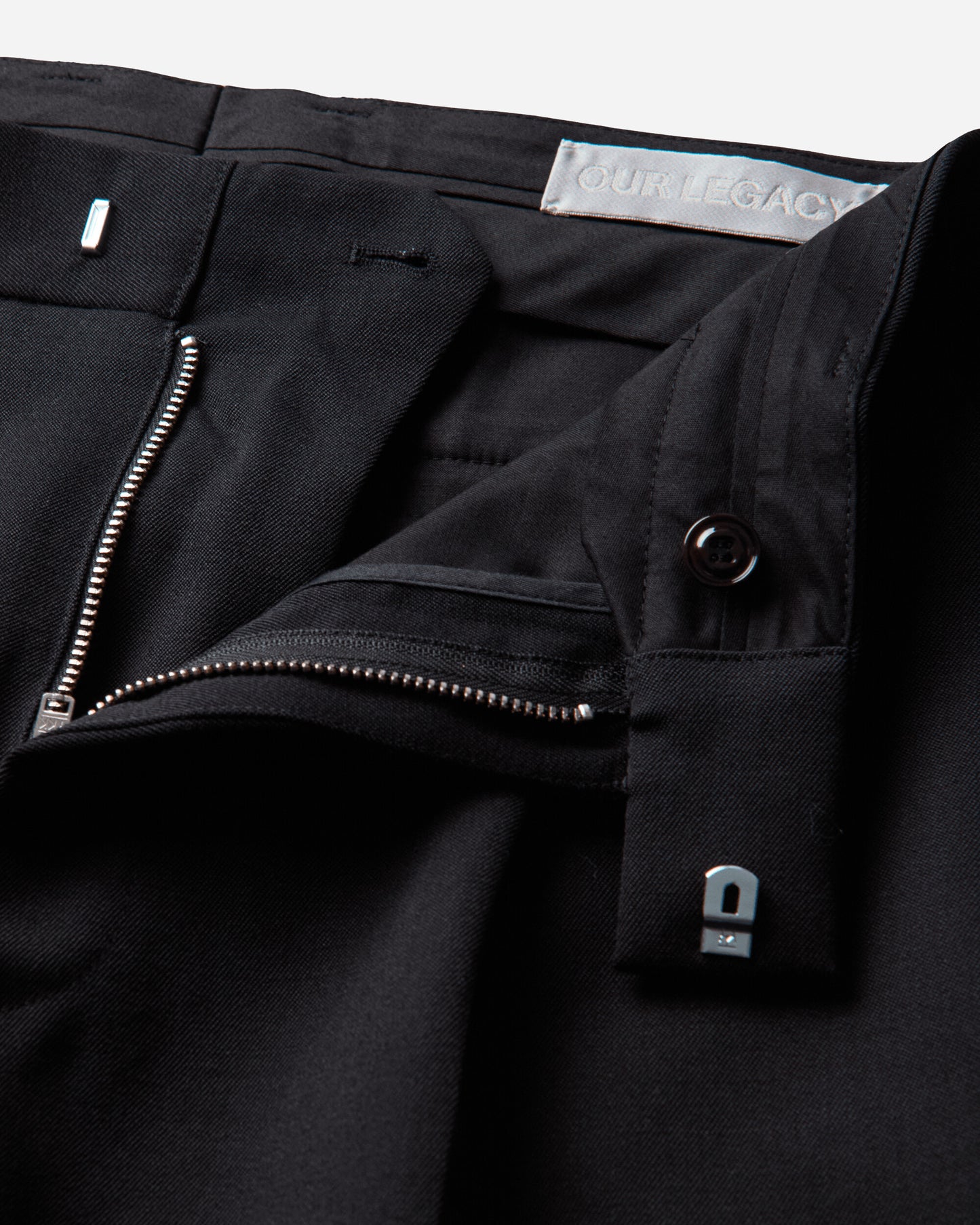 Our Legacy Slack Trouser Coarse Black Gabardine Pants Trousers M4254SC 001
