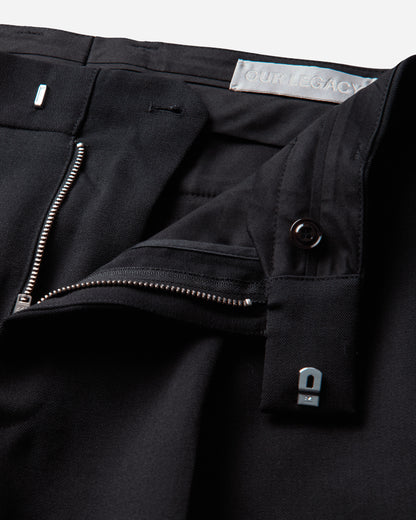 Our Legacy Slack Trouser Coarse Black Gabardine Pants Trousers M4254SC 001