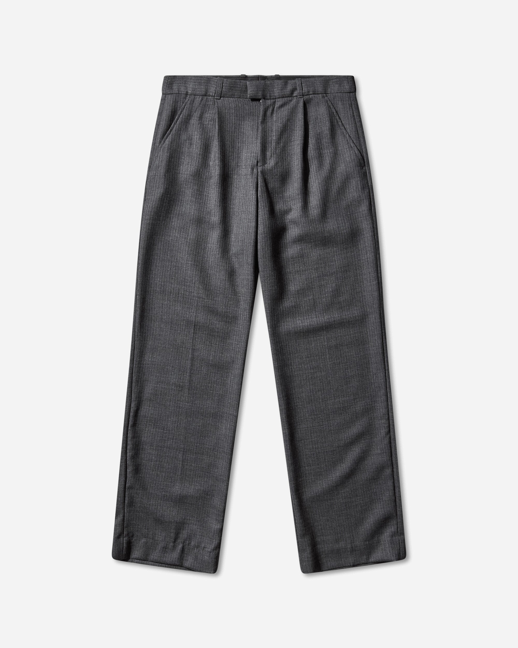 Our Legacy Slack Trouser Smoke Grey Micro Herringbone Pants Trousers M4254SS 001
