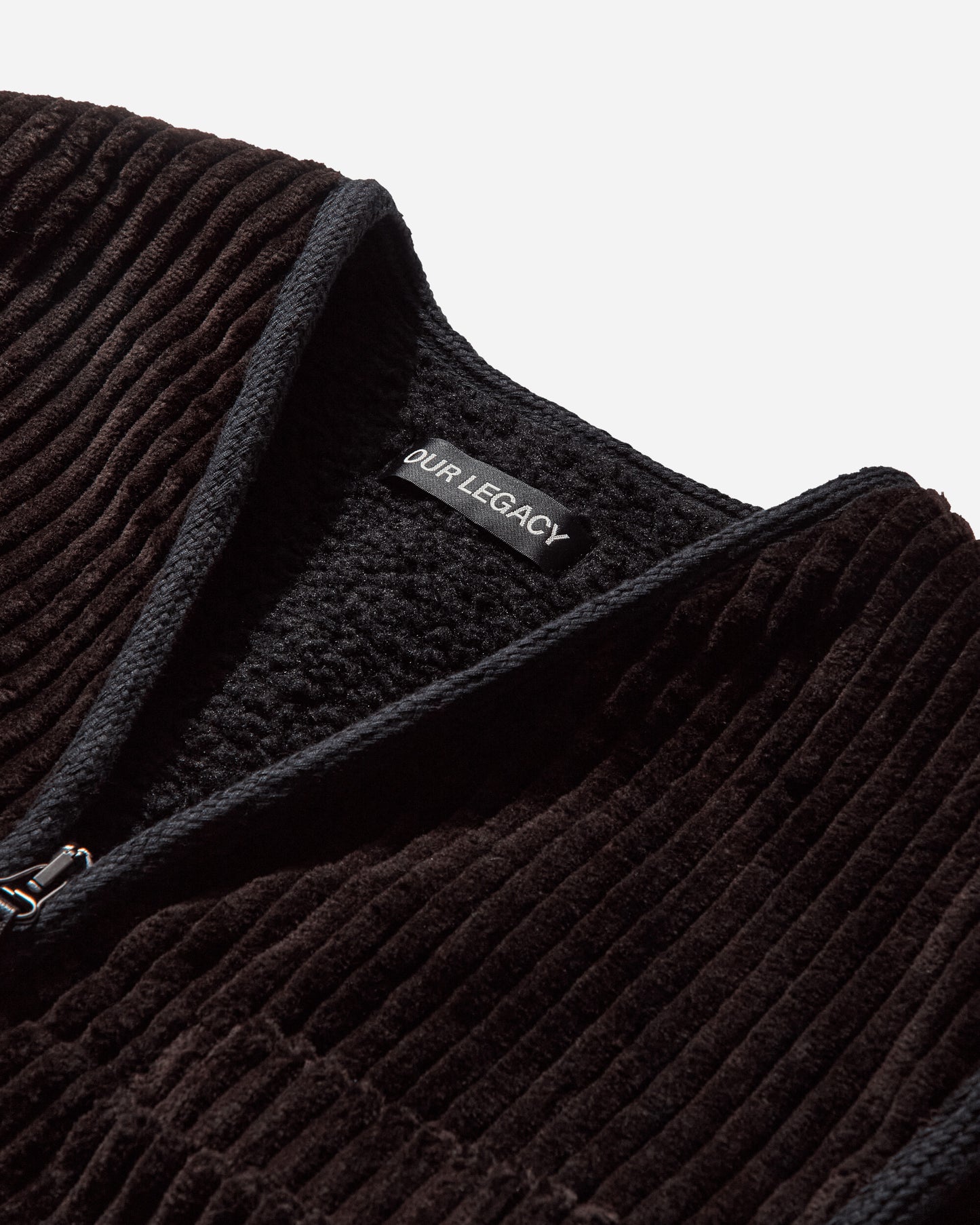 Our Legacy Top Vest Profound Brown Mammoth Cord Coats and Jackets Vests M4251TP 001