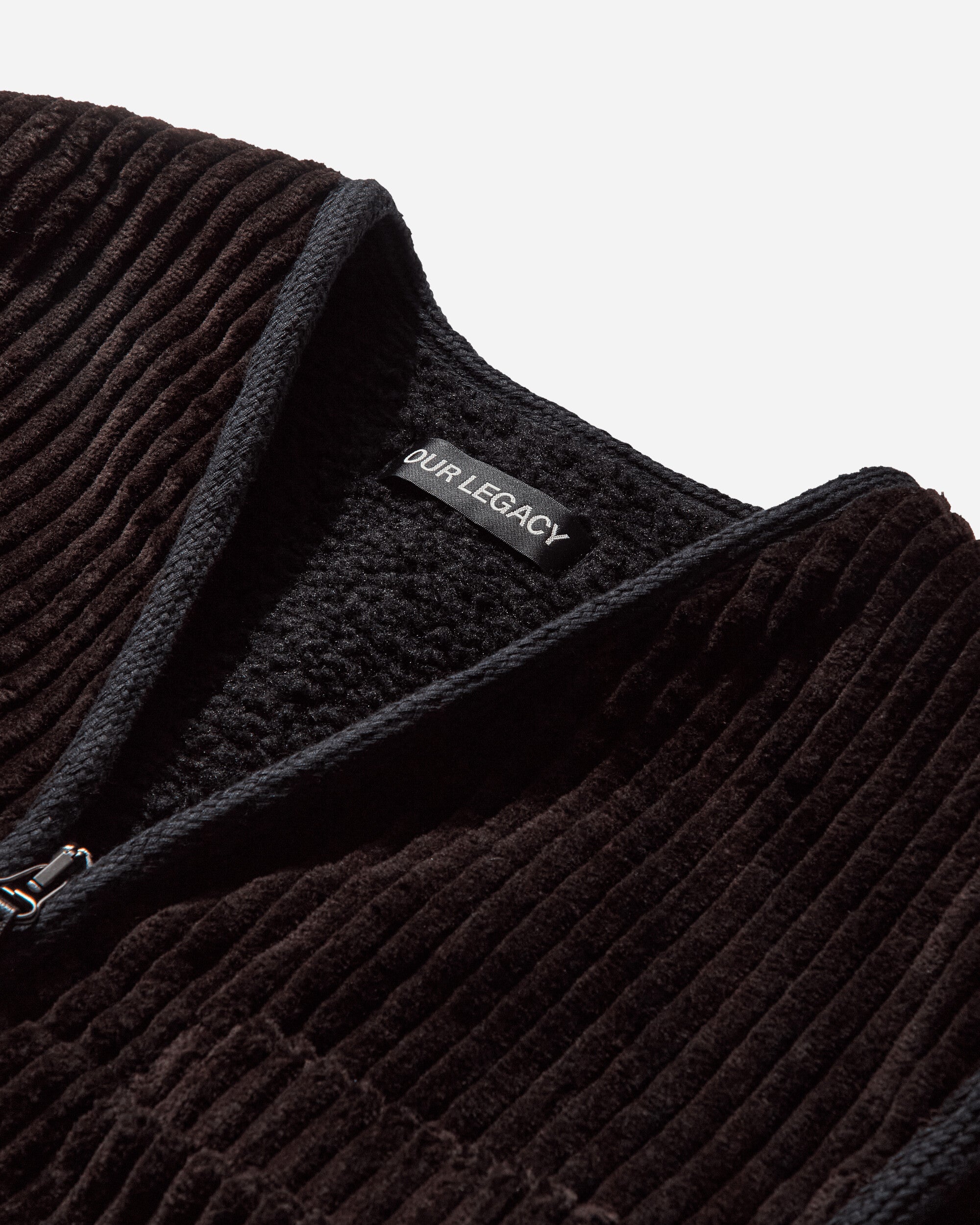 Our Legacy Top Vest Profound Brown Mammoth Cord Coats and Jackets Vests M4251TP 001