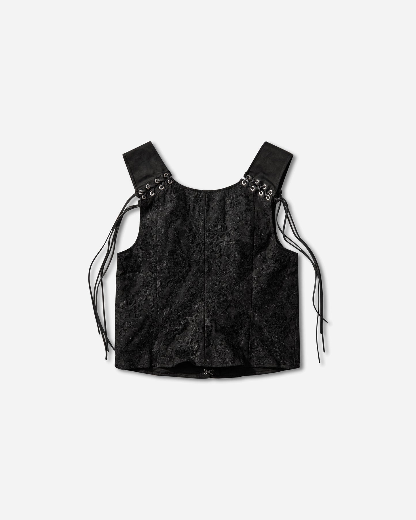 Our Legacy Wmns Tough Vest Studio Black Micro Canvas Coats and Jackets Vests W2262TSB 001