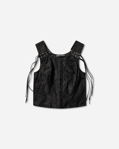 Our Legacy Wmns Tough Vest Studio Black Micro Canvas Coats and Jackets Vests W2262TSB 001