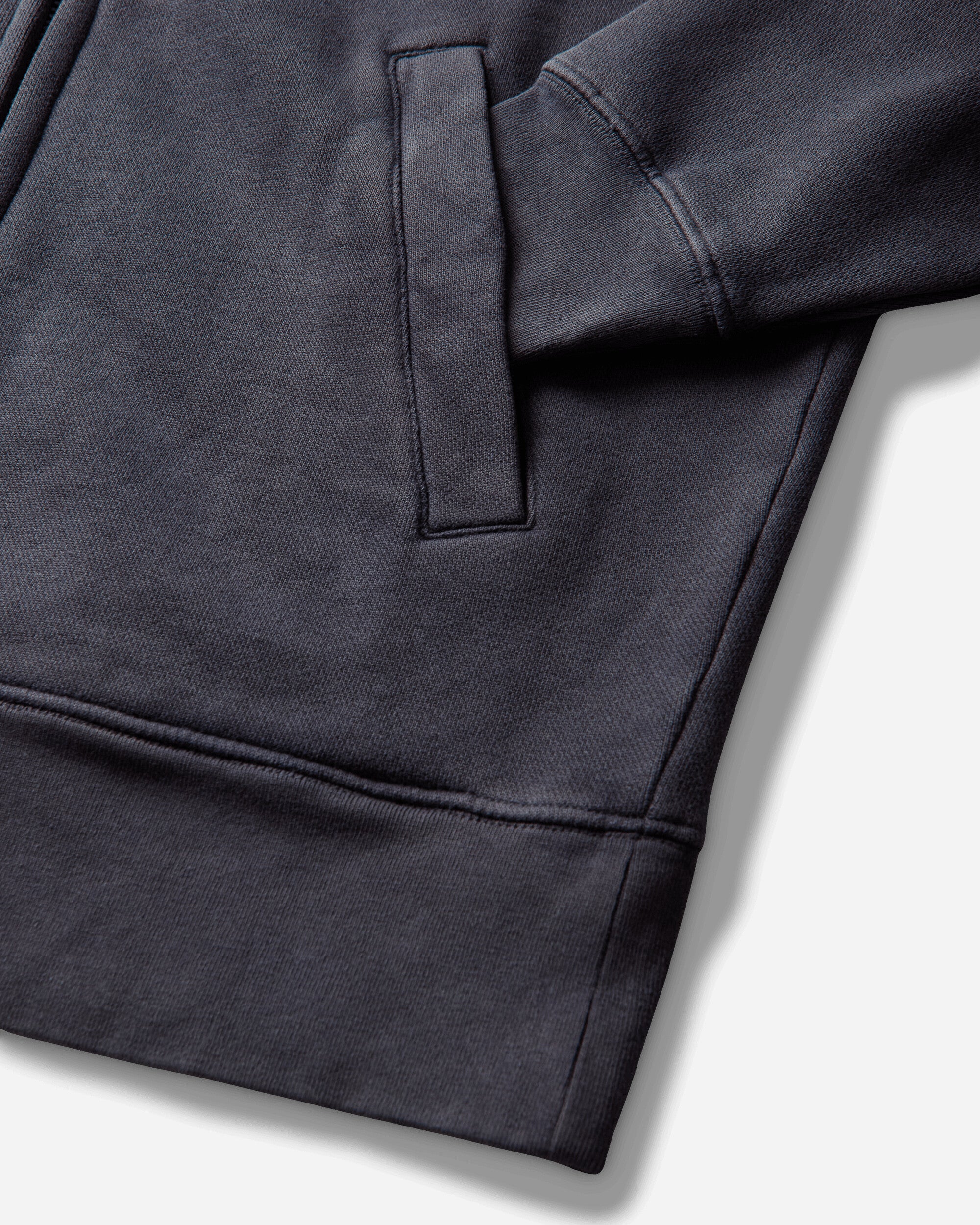Our Legacy Rift Zip Sweatshirt Relic Plum Star Fleece Sweatshirts Zip-Ups M4266RR 001
