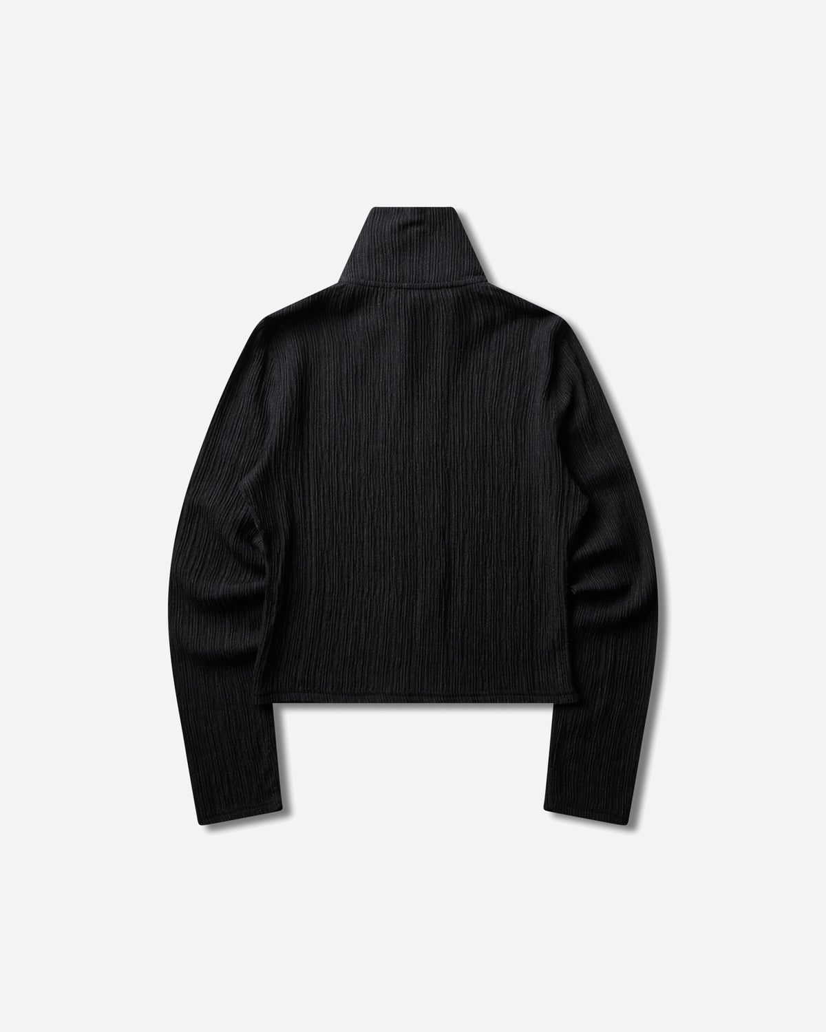 Our Legacy Wmns Slim Zip Longsleeve Obsidian Depth Woolcose Ridge Sweatshirts Zip-Ups W4266SO 001