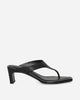 Our Legacy Wmns Karasu Sandal Malleable Black Bull Hide Classic Shoes High Heels A2267KAM 001