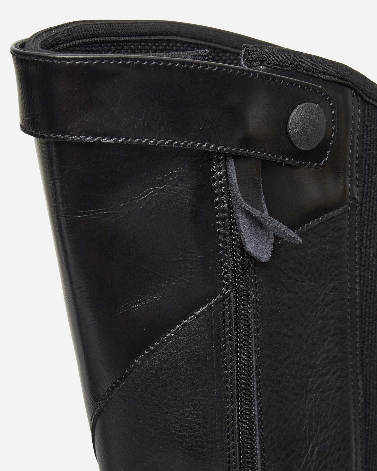 Our Legacy Wmns Bionic Ii Malleable Black Bull Hide Boots Knee A2267BM 001
