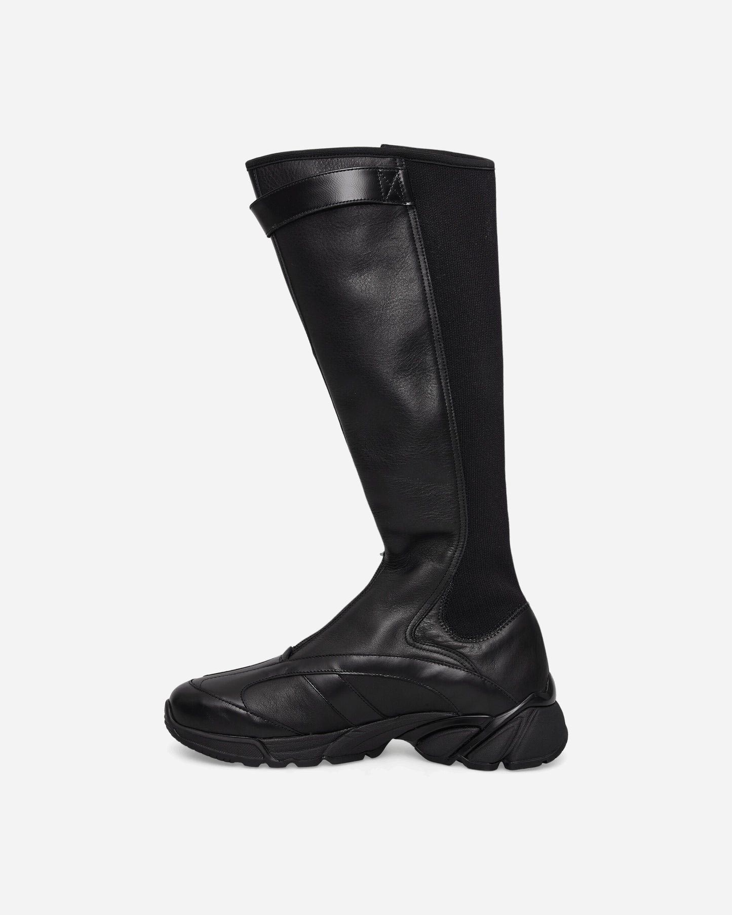 Our Legacy Wmns Bionic Ii Malleable Black Bull Hide Boots Knee A2267BM 001