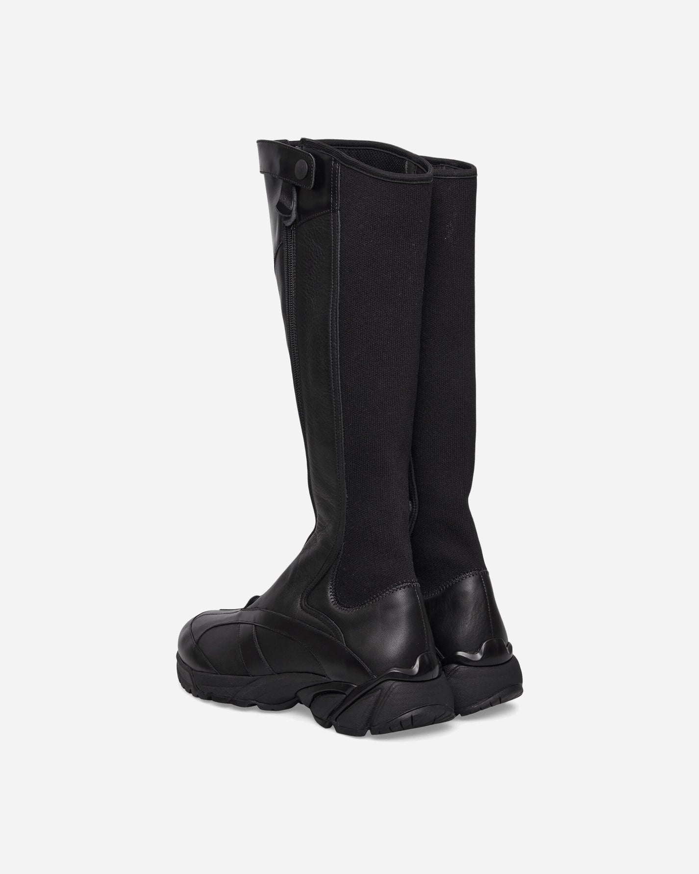 Our Legacy Wmns Bionic Ii Malleable Black Bull Hide Boots Knee A2267BM 001