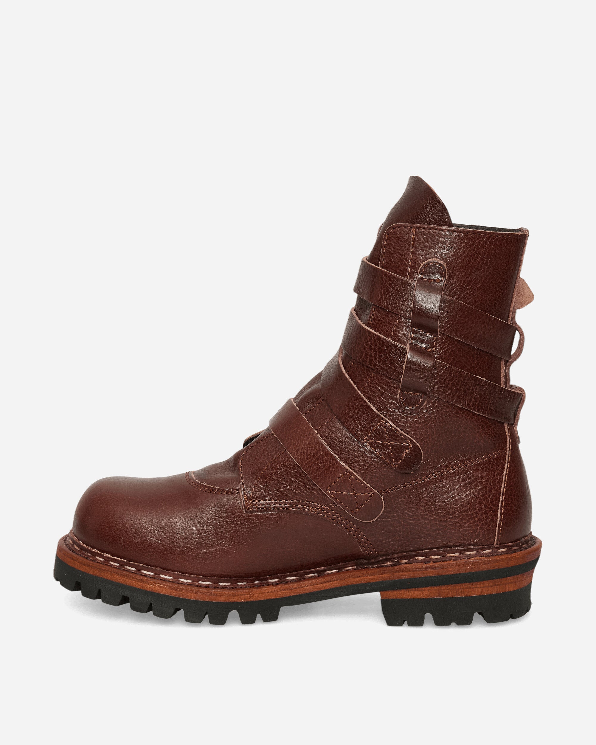 Our Legacy Tanker Boot Liquid Brown Rich Cowskin Boots Laced Up Boots A4267TL 001