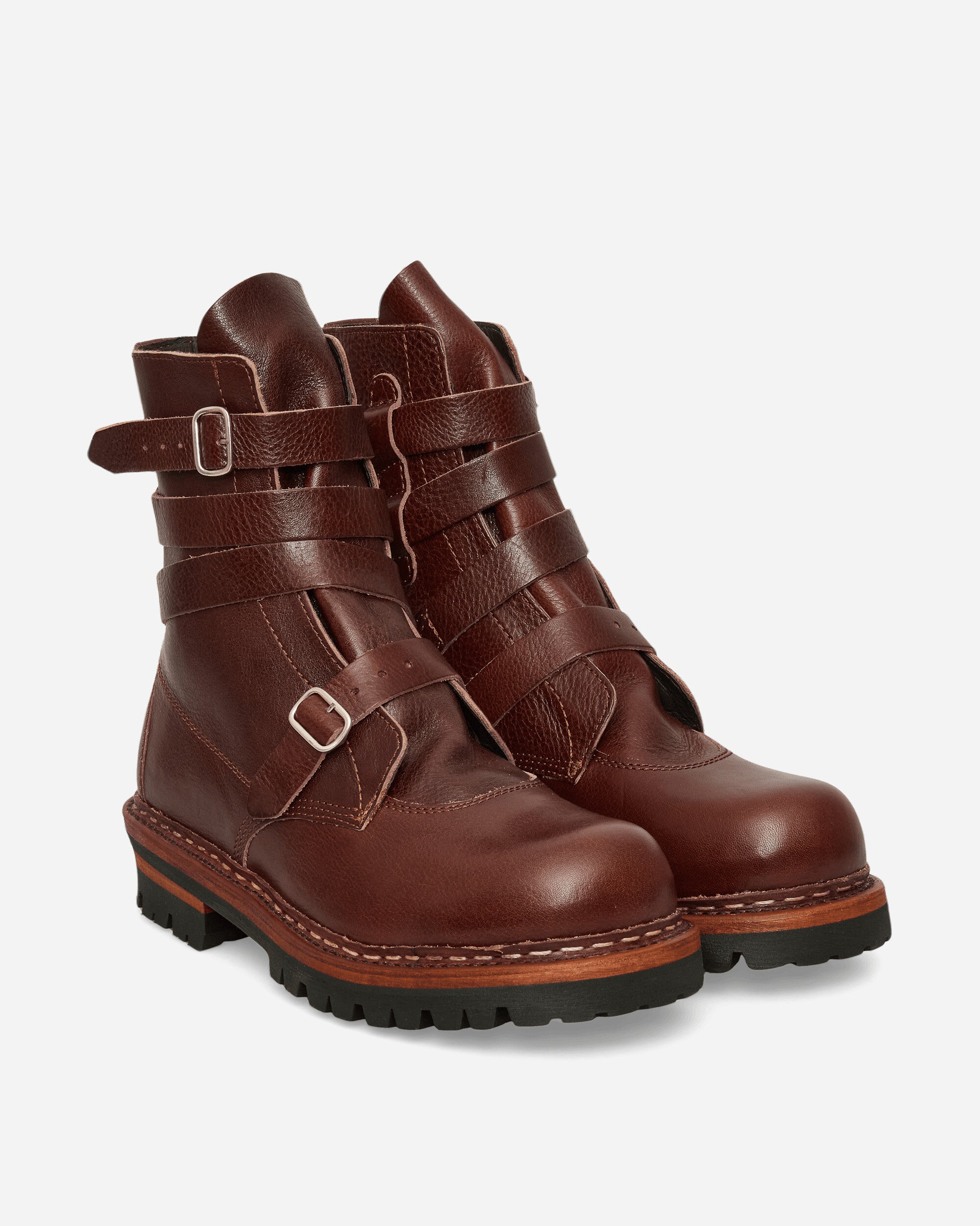 Our Legacy Tanker Boot Liquid Brown Rich Cowskin Boots Laced Up Boots A4267TL 001