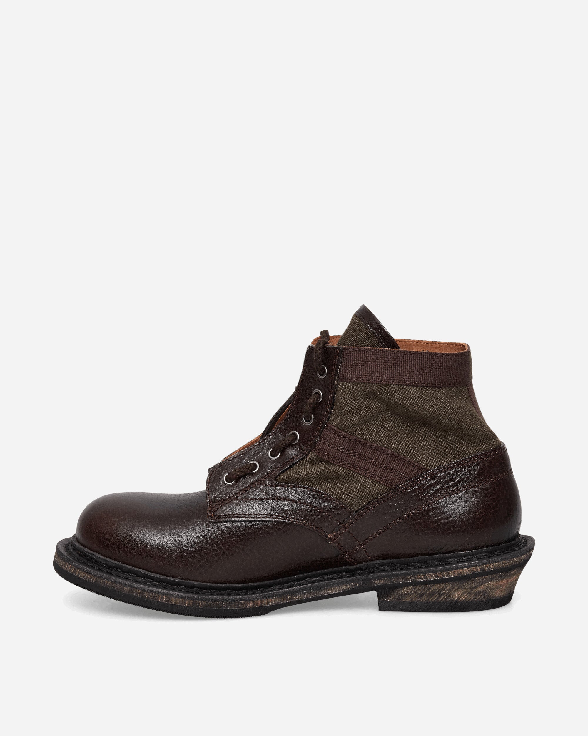 Our Legacy Bushline Boot Deep Americano Leather Boots Mid Boot A2267BDA 001