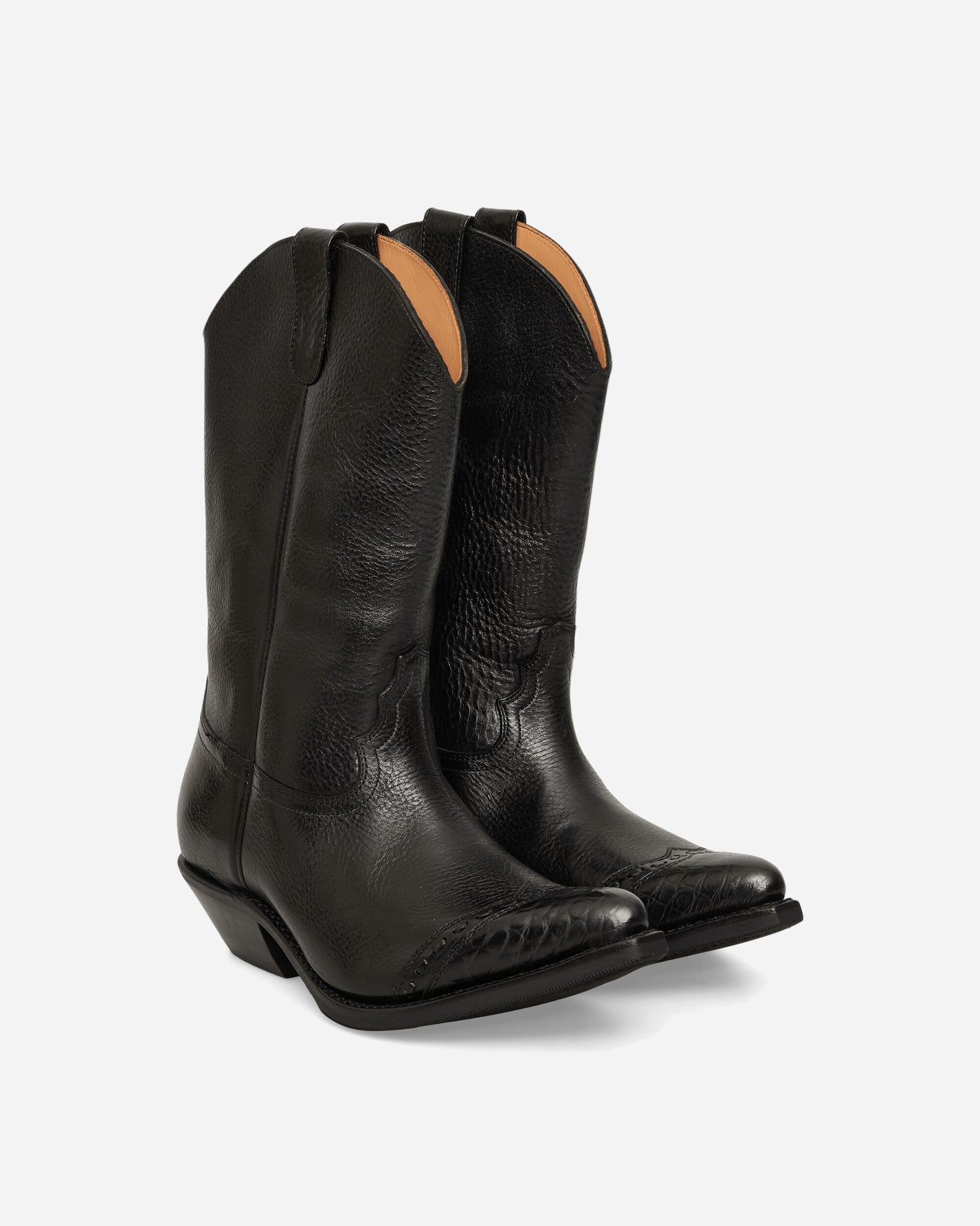 Our Legacy Consultant Boot Deep Black Leather Boots Mid Boot A2267CDB 001
