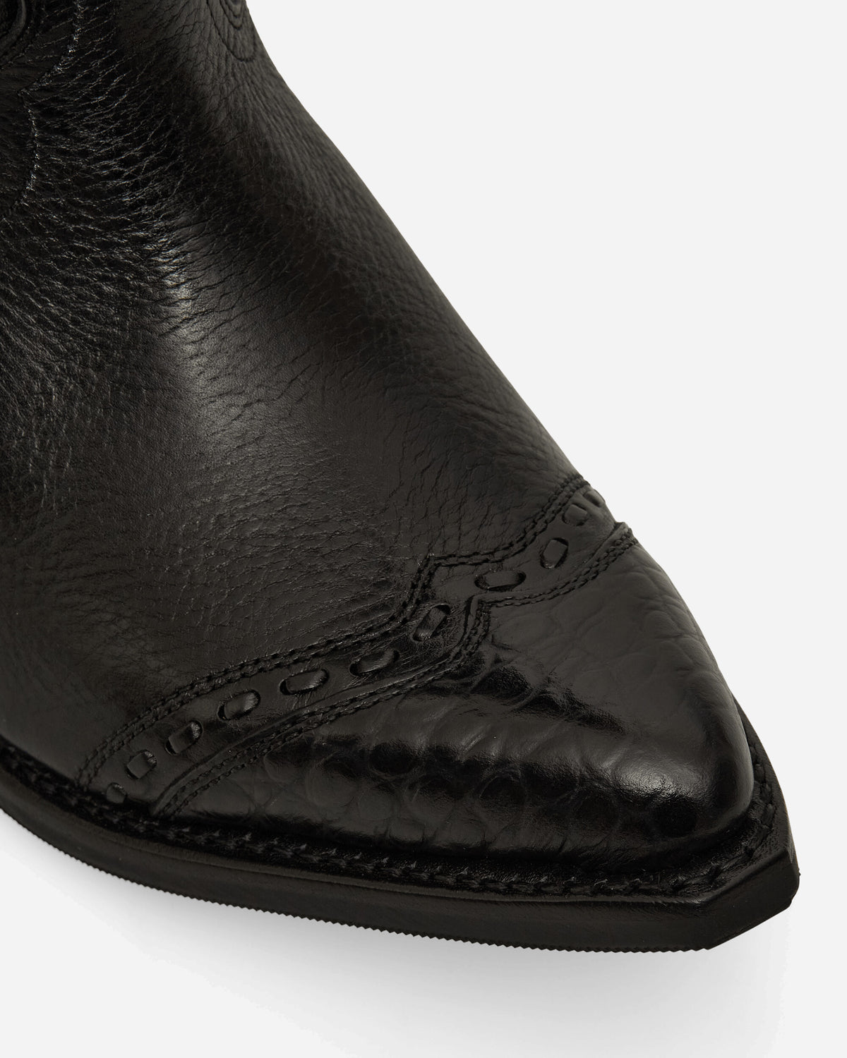 Our Legacy Consultant Boot Deep Black Leather Boots Mid Boot A2267CDB 001