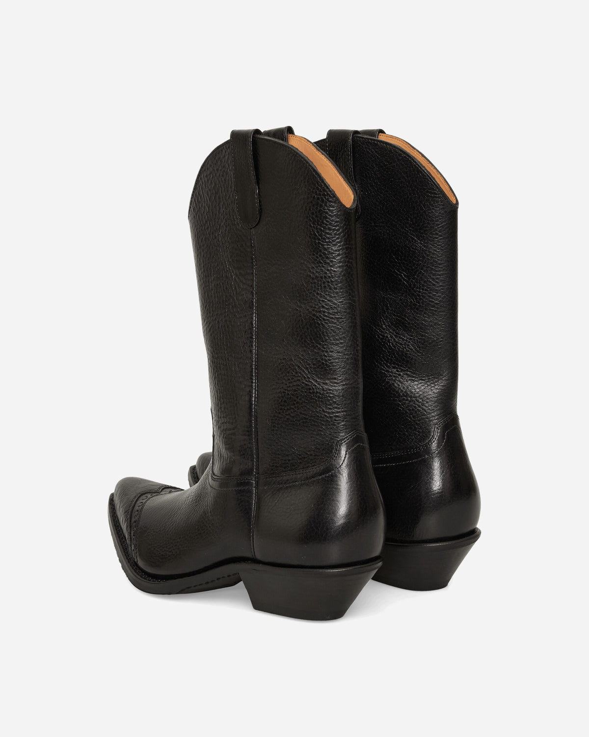 Our Legacy Consultant Boot Deep Black Leather Boots Mid Boot A2267CDB 001