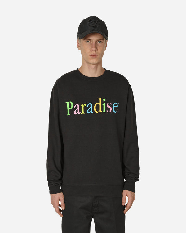 Paradis3 - Colors Logo Crewneck Sweatshirt Black