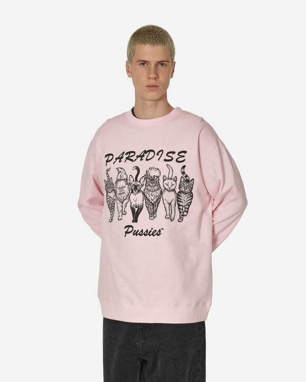 Paradis3 - Paradise Pussies Crewneck Sweatshirt Pink