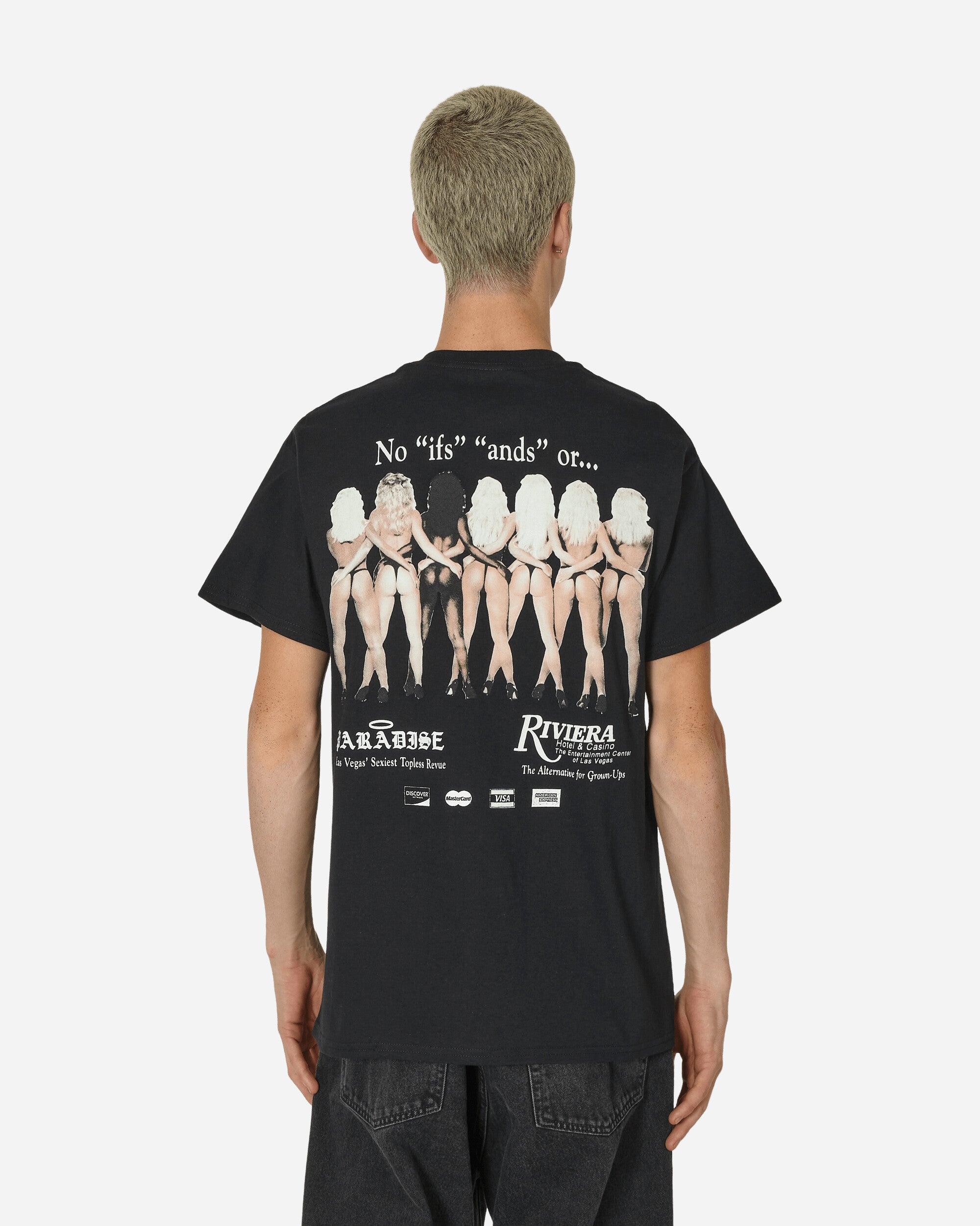 Paradis3 No Ifs And Or Tee Black T-Shirts Shortsleeve PANOIFTEE 001