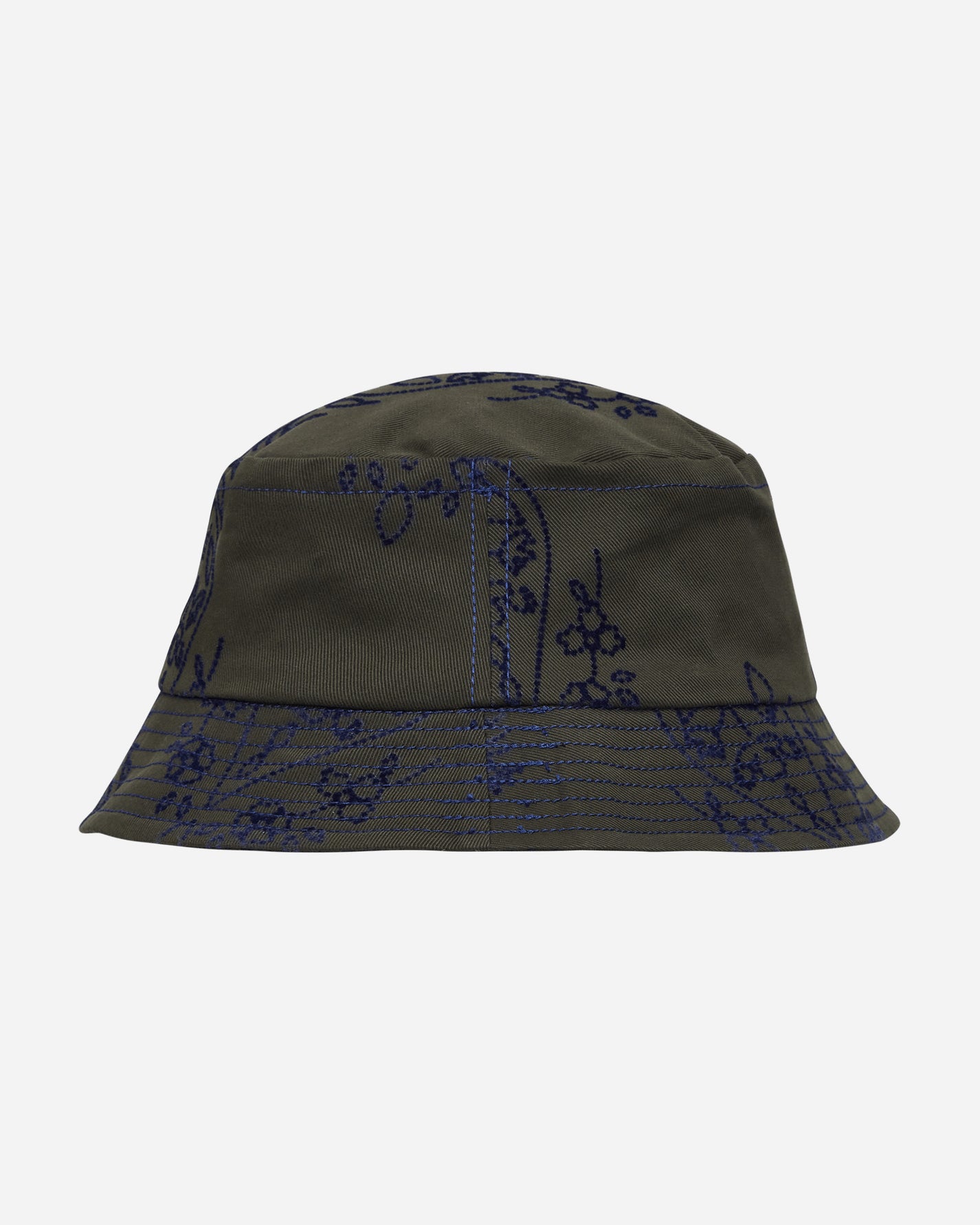 Paria Farzaneh Green Flock Hat Multicolor Hats Caps PFA0028 001