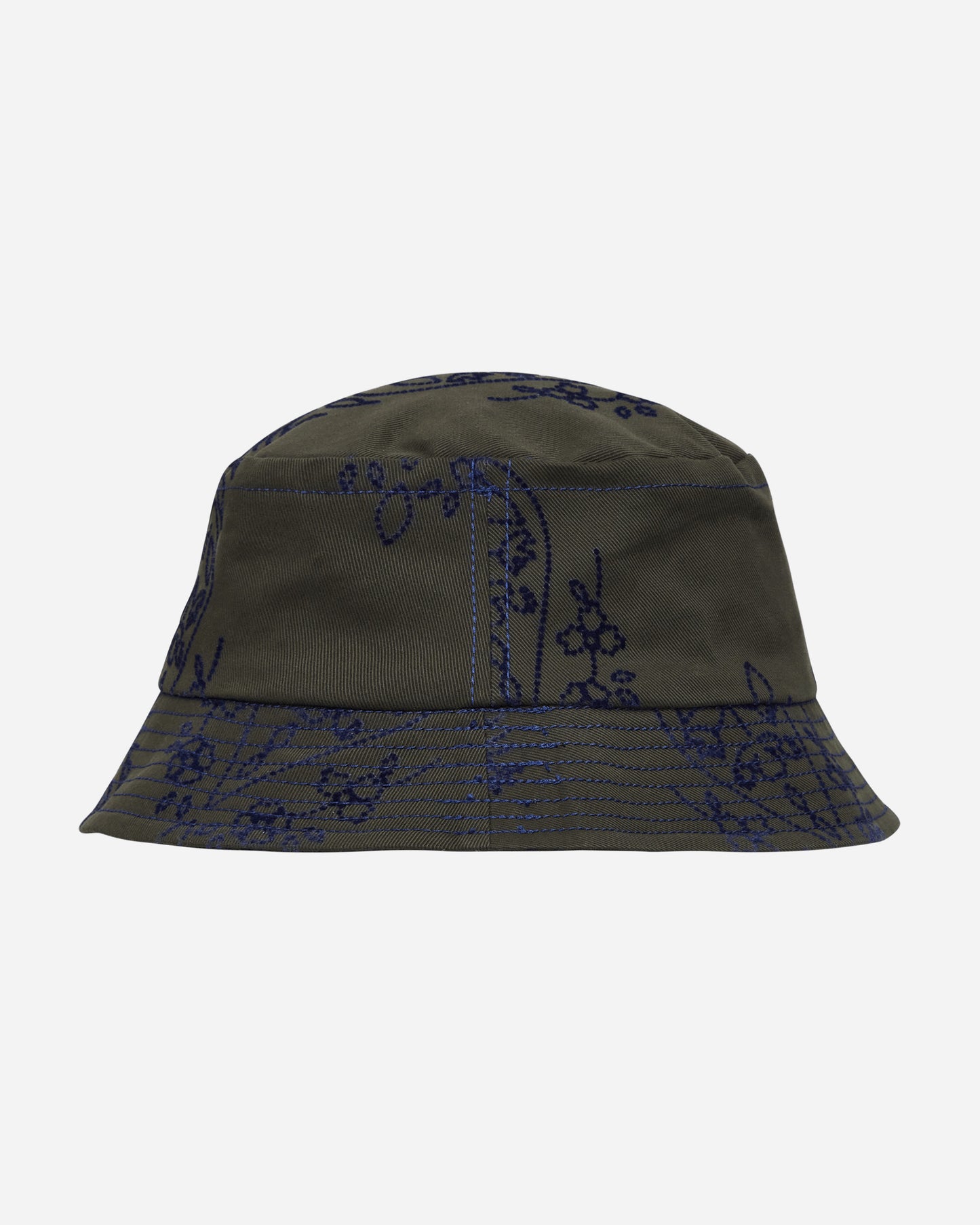 Paria Farzaneh Green Flock Hat Multicolor Hats Caps PFA0028 001