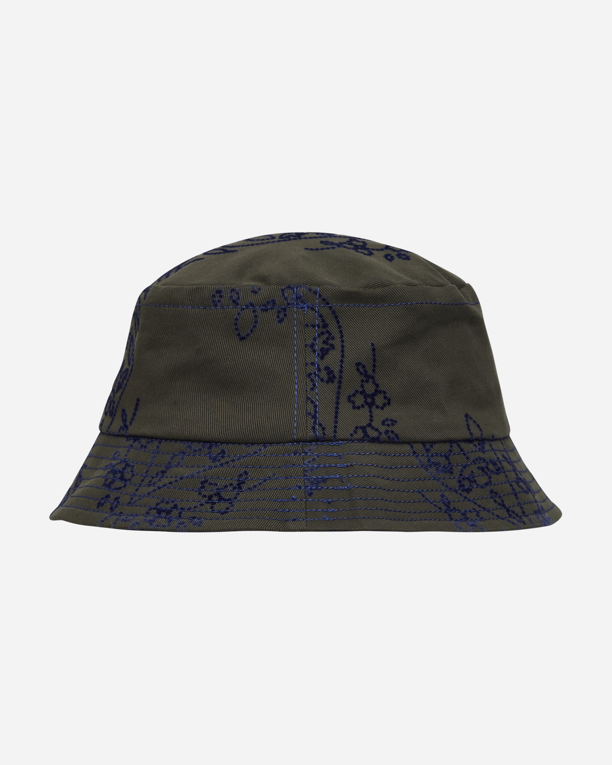 Paria Farzaneh Green Flock Hat Multicolor Hats Caps PFA0028 001