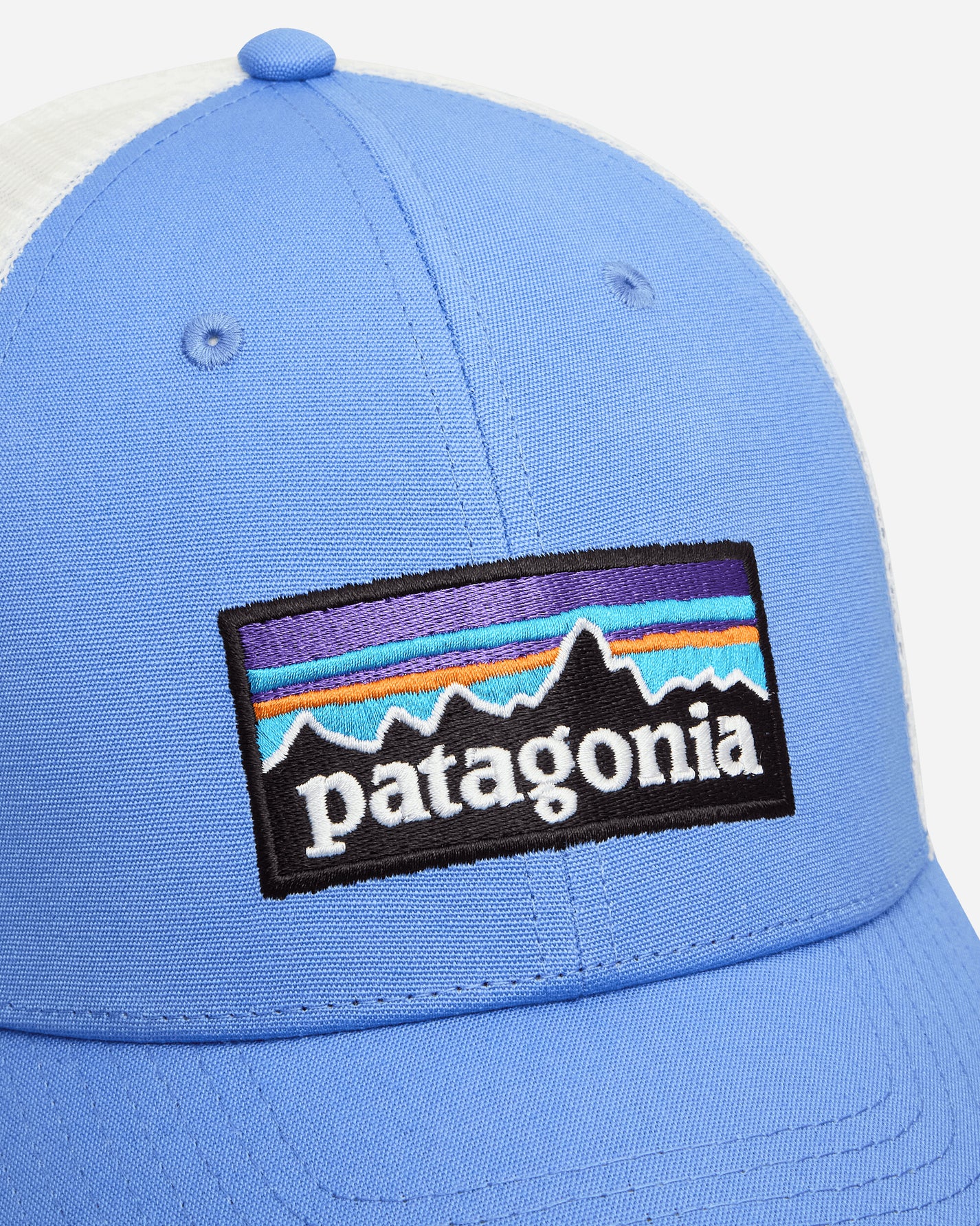 Patagonia P-6 Logo Lopro Trucker Hat Abundant Blue Hats Caps 38283 ABNB