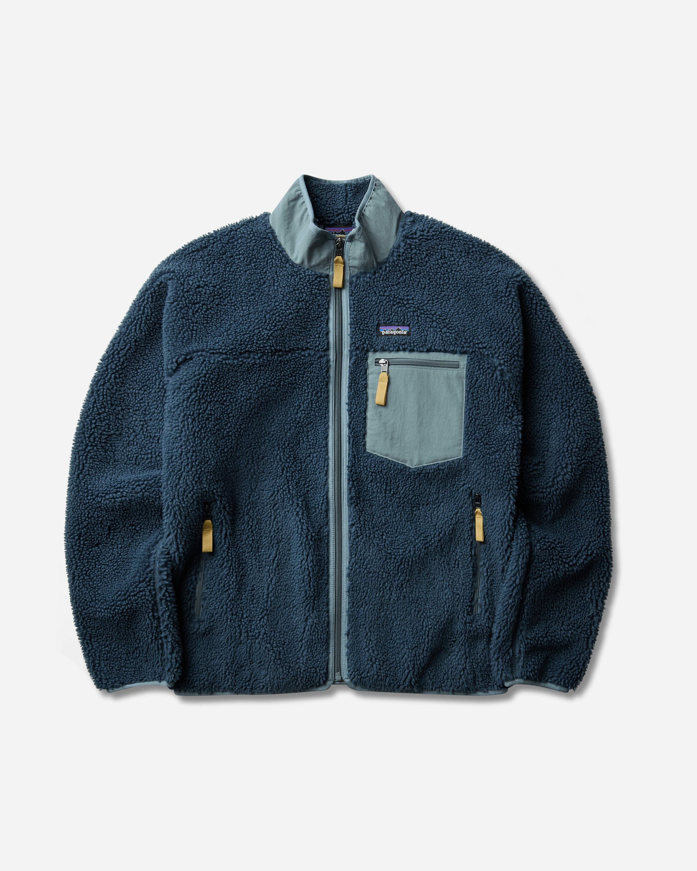 Patagonia Men Classic Retro X Jkt Smolder Blue/New Navy Coats and Jackets Fleece Jackets 23057 SMTB
