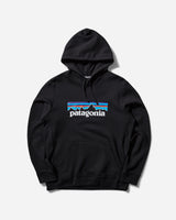 Patagonia P-6 Logo Uprisal Hoody Black Sweatshirts Hoodies 39622 BLK