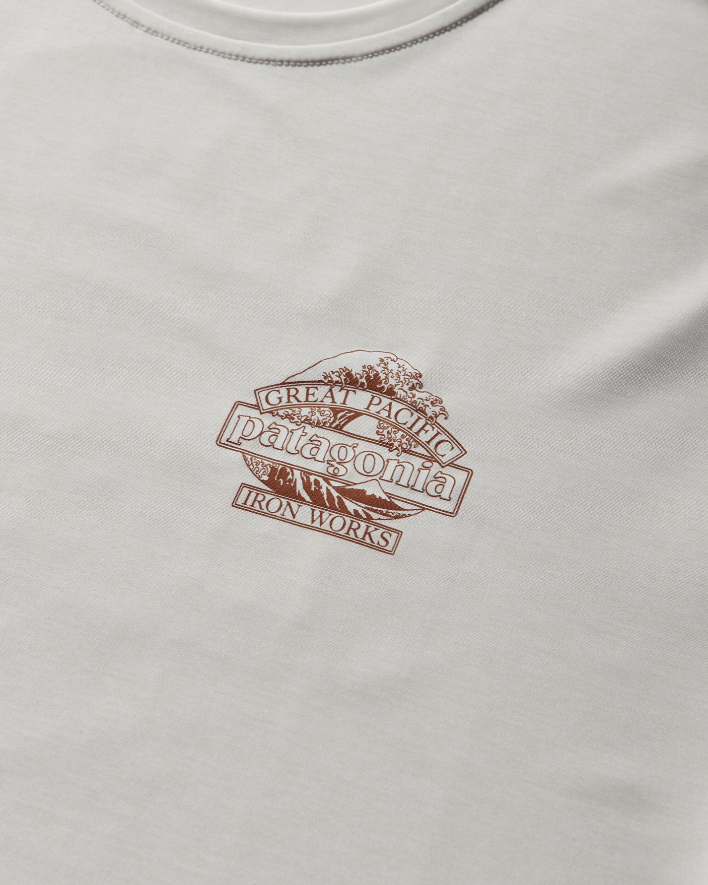 Patagonia M'S Cap Cool Daily Shirt - Great Waves Dyno White T-Shirts Longsleeve 45456 DYWH