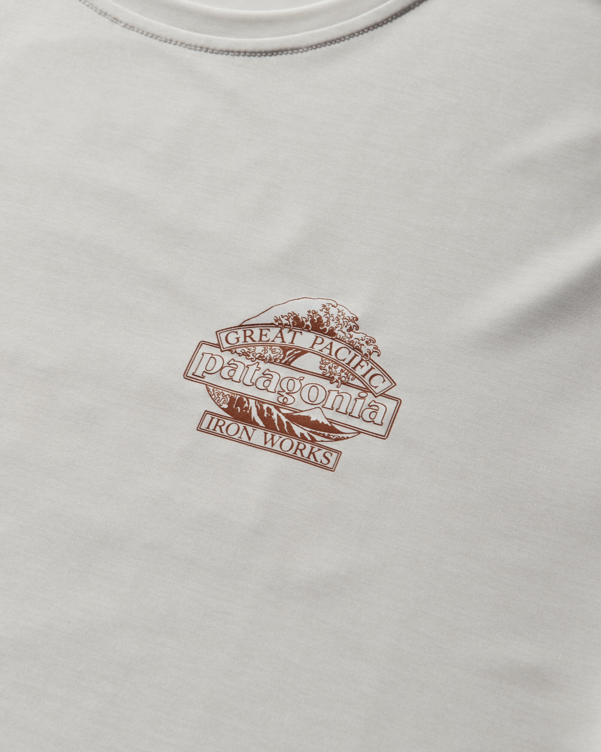 Patagonia M'S Cap Cool Daily Shirt - Great Waves Dyno White T-Shirts Longsleeve 45456 DYWH