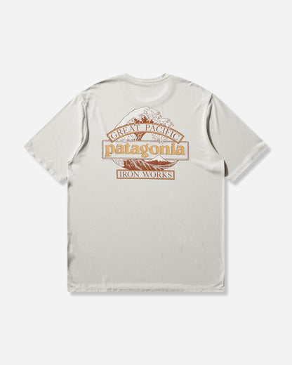 Patagonia M'S Cap Cool Daily Shirt - Great Waves Dyno White T-Shirts Longsleeve 45456 DYWH