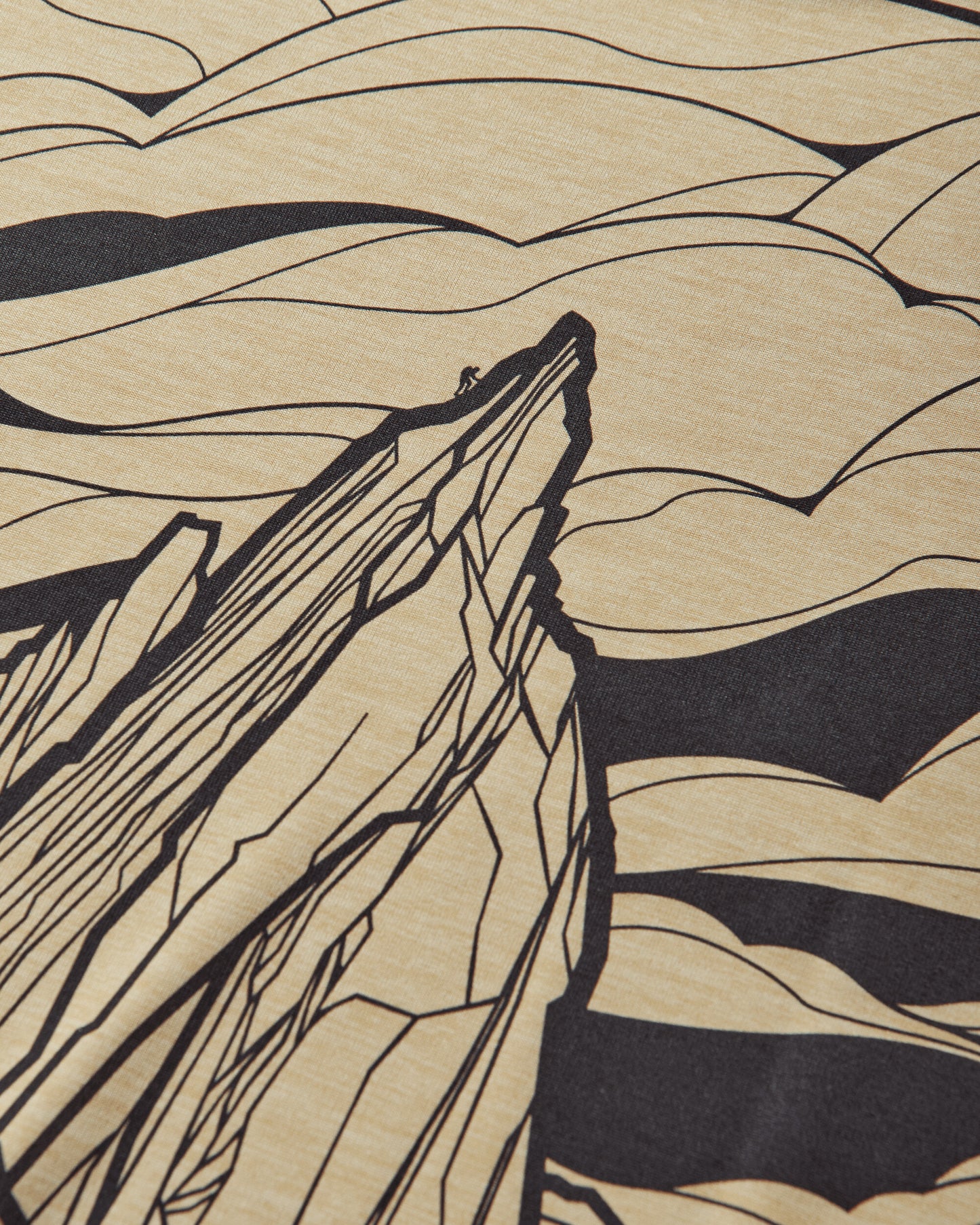 Patagonia M'S L/S Cap Cool Daily Shirt - Cloud Crag Limestone Yellow T-Shirts Longsleeve 45453 LMYX