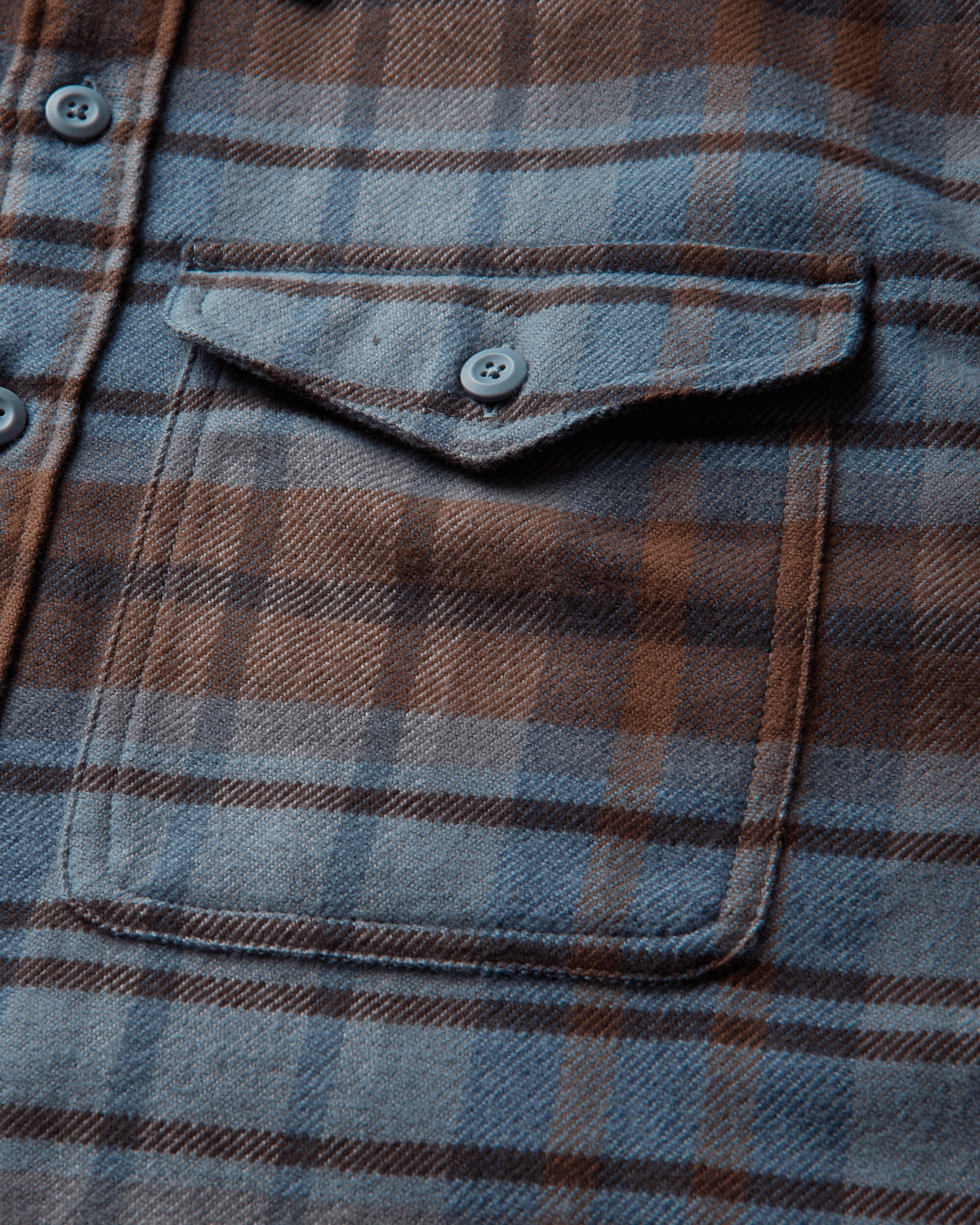 Patagonia Men Fjord Flannel Shirt Rinsed Moss Brown Shirts Longsleeve Shirt 42402 RSMB