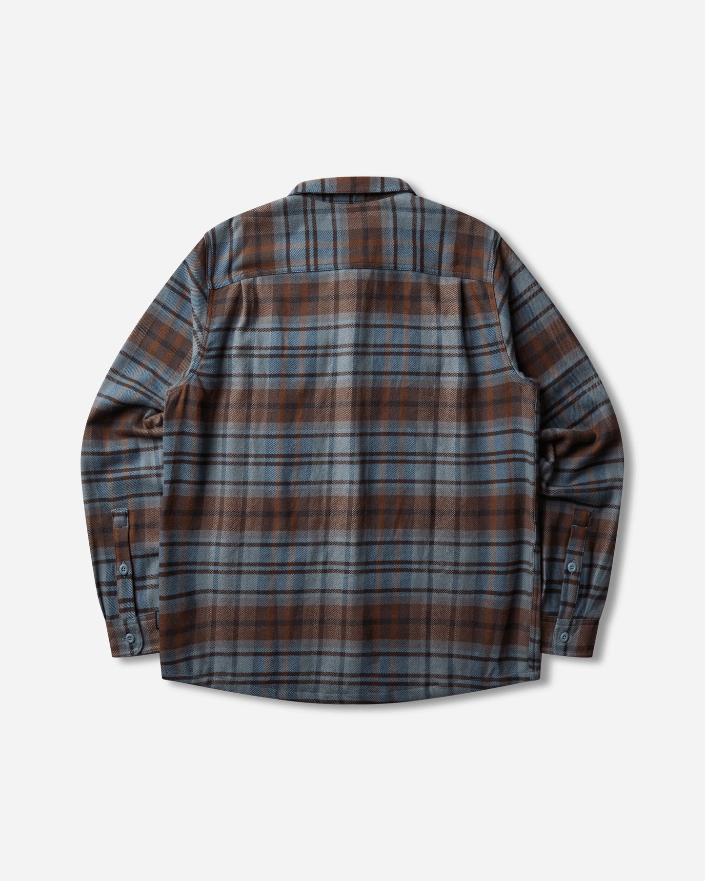 Patagonia Men Fjord Flannel Shirt Rinsed Moss Brown Shirts Longsleeve Shirt 42402 RSMB