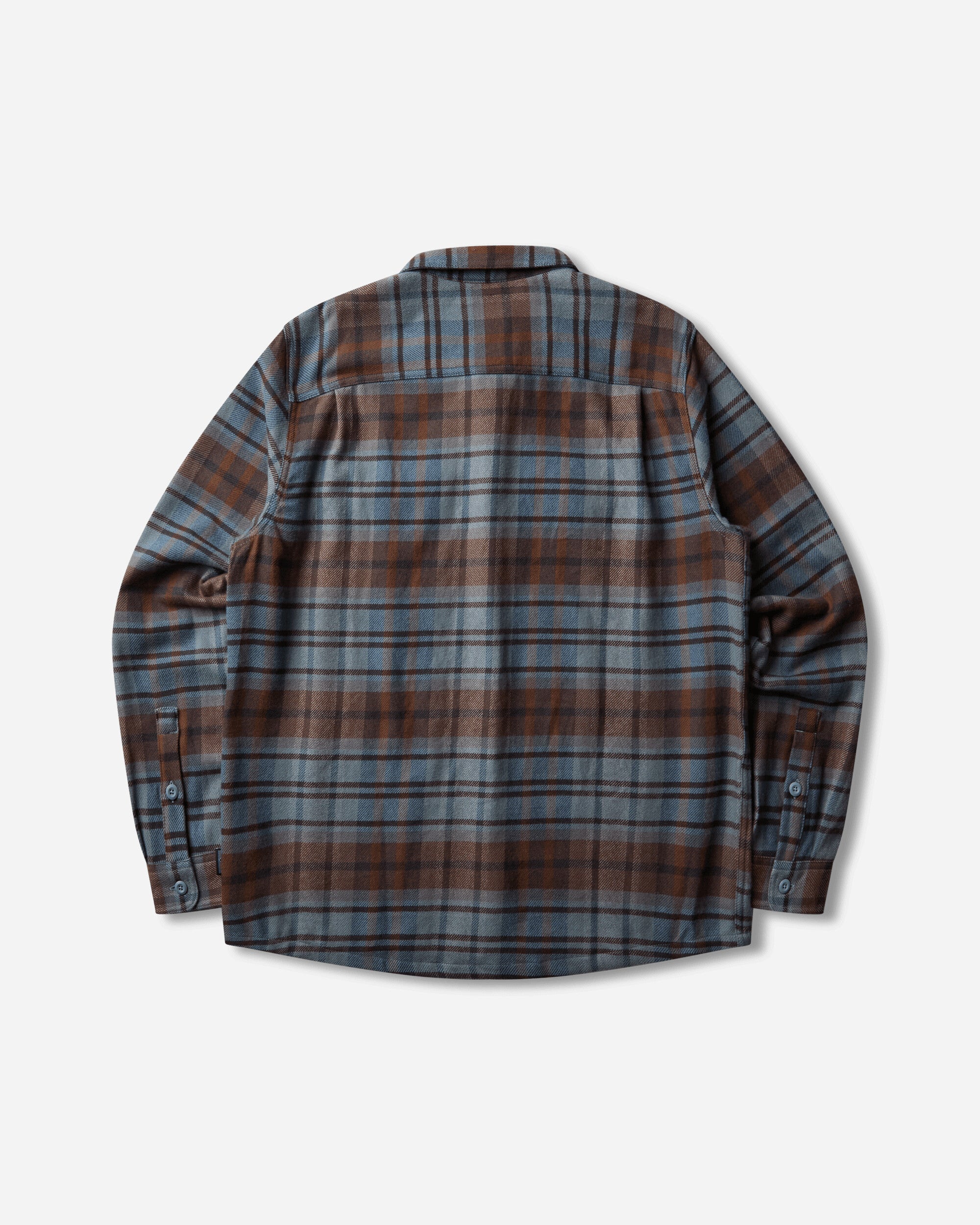 Patagonia Men Fjord Flannel Shirt Rinsed Moss Brown Shirts Longsleeve Shirt 42402 RSMB