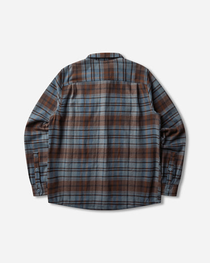 Patagonia Men Fjord Flannel Shirt Rinsed Moss Brown Shirts Longsleeve Shirt 42402 RSMB