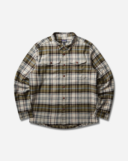 Patagonia Men Fjord Flannel Shirt Rinsed Green/Thermal Blue Shirts Longsleeve Shirt 42402 RSTW