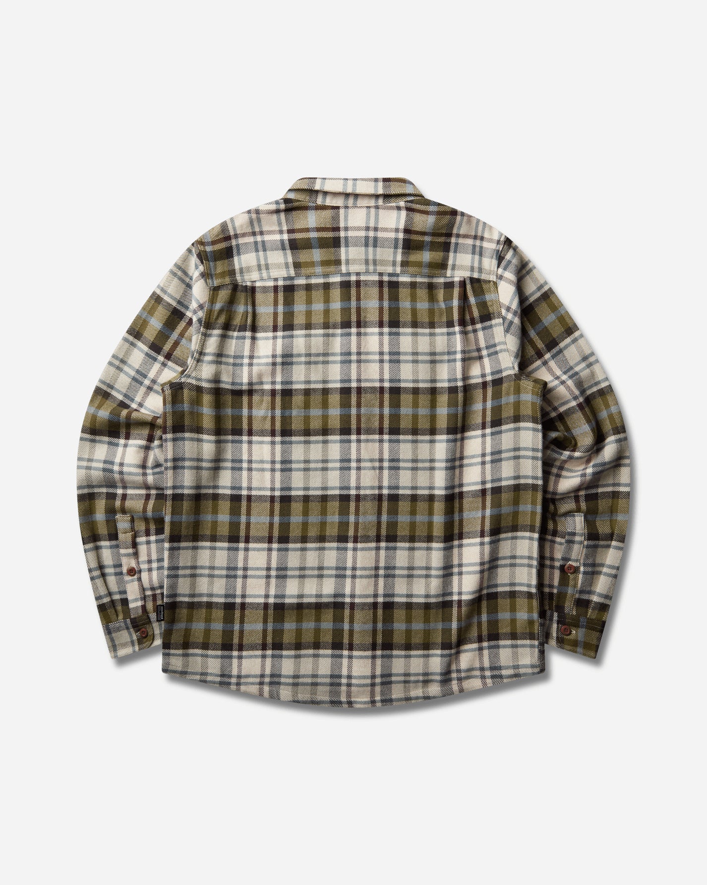 Patagonia Men Fjord Flannel Shirt Rinsed Green/Thermal Blue Shirts Longsleeve Shirt 42402 RSTW