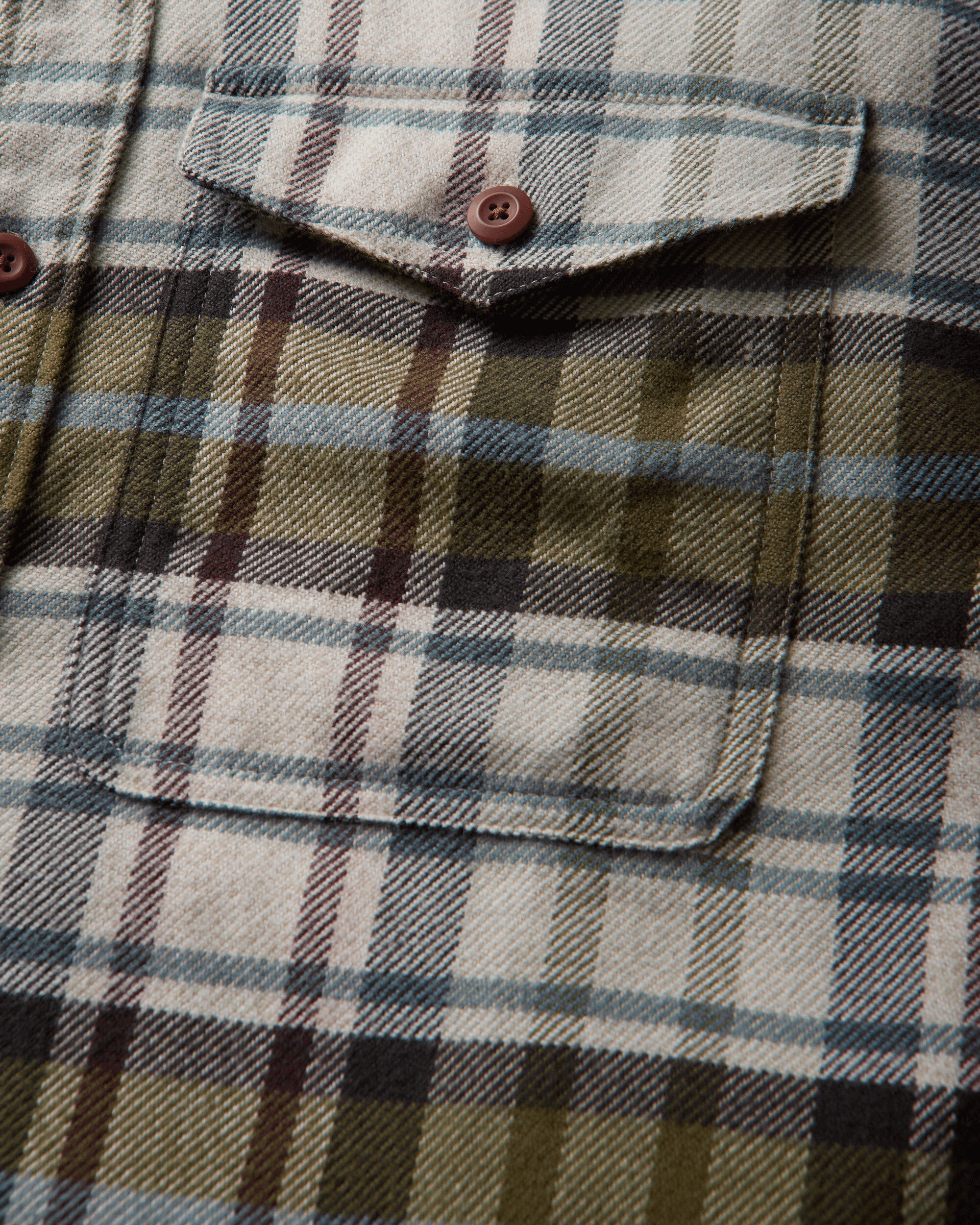 Patagonia Men Fjord Flannel Shirt Rinsed Green/Thermal Blue Shirts Longsleeve Shirt 42402 RSTW
